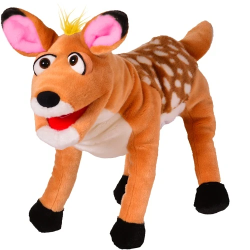 Handpop 45cm Hertje Rosalinde 1 Handpop 45cm Hertje Rosalinde