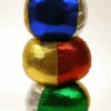 Jongleerballen 3 In Koker Metallic