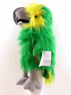 Handpop 45cm Papegaai Uit De Amazone