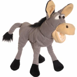 Handpop 46cm Grijsje De Ezel