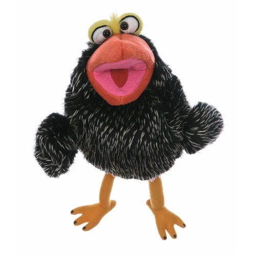 Handpop 25cm Petertje Piepgraag 1 Handpop 25cm Petertje Piepgraag