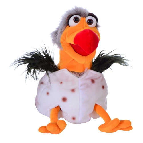 Handpop 38cm Alfonso De Gier In Het Ei 1 Handpop 38cm Alfonso De Gier In Het Ei