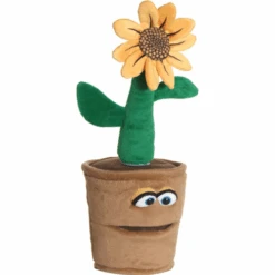 Handpop 30cm Froem De Pratende Pot Met Zonnebloem