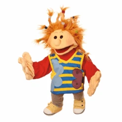 Handpop 65cm Violette Doet De Bloemetjes Buiten Zetten