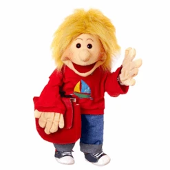 Handpop 65cm Lasse Met Schooltas