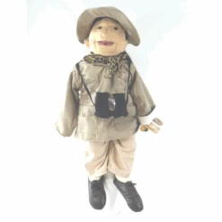 Handpop 65cm Ontdekkingsreiziger Dr. Livingstone